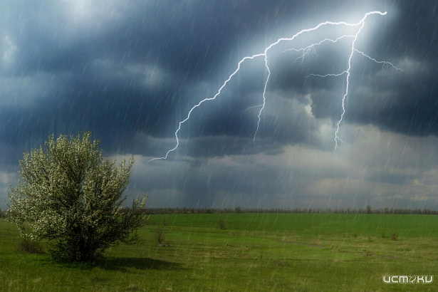 На Орловщину надвигаются грозы