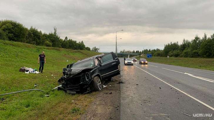 В Орловской области компания с ребенком разбилась на «Кадиллаке» 