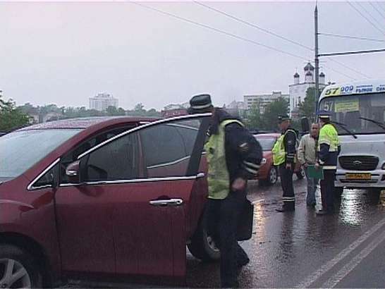 Очередная авария с участием маршрутки...