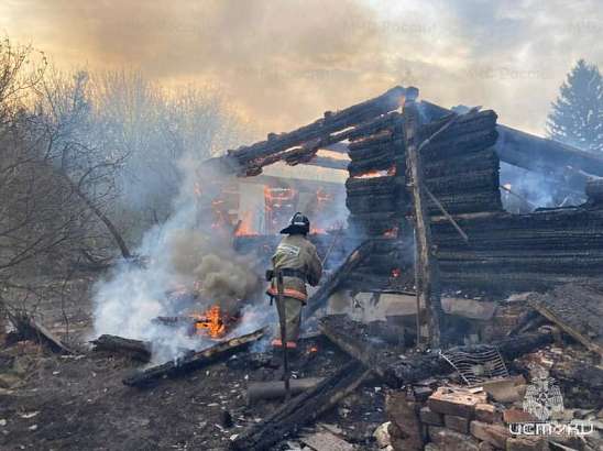 В Орловской области после пожара в доме нашли фрагменты тела пенсионера