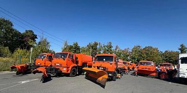 Орловская область получила из Москвы 20 единиц дорожной спецтехники