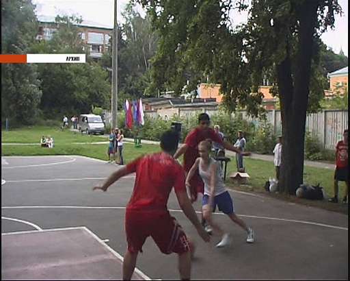 Анонс спорта - уличный баскетбол
