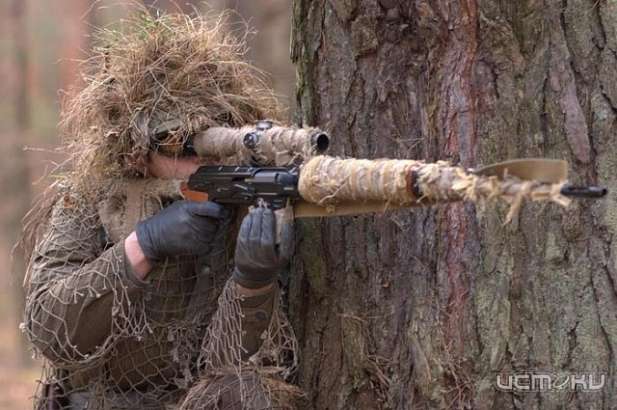 Стрельба из Airsoft-пистолет