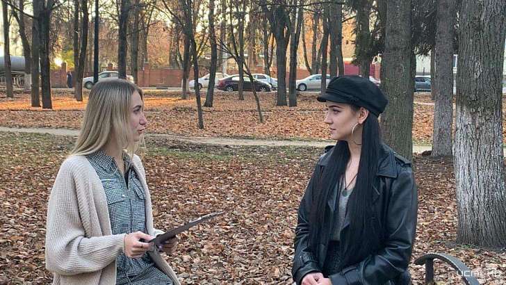 Орловская участница конкурса «Мисс студенчество России» дала интервью нашей съемочной группе