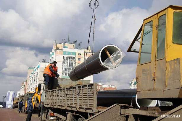 В Орле начали строительство нового водовода 