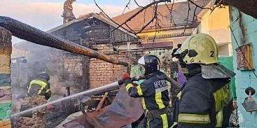 В Орле на улице Окраинной случился крупный пожар