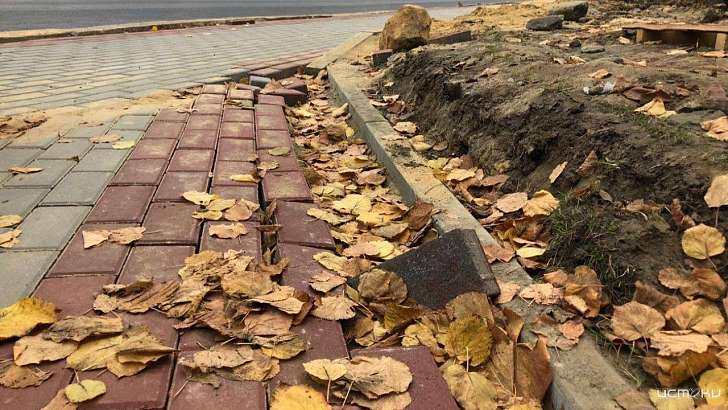 Не в срок и некачественно: сити-менеджер проверил, как в Орле ремонтируют тротуары