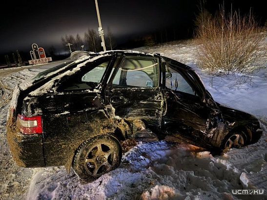 В Орловской области юный водитель выехал на встречку и врезался в иномарку