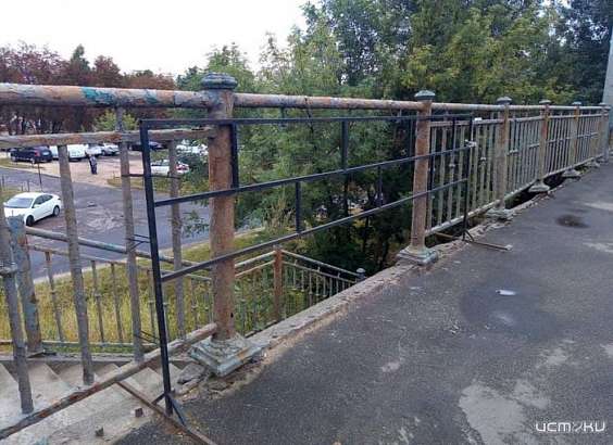 До конца июня в Орле на Тургеневском мосту заменят ограждение