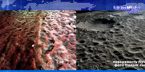 Фотографию как будто поверхности Луны прислал нам в группу наш постоянный зритель