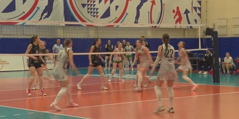 Женская команда ВК «Орёл» удачно завершила полуфинальный тур чемпионата России Высшей лиги "Б"