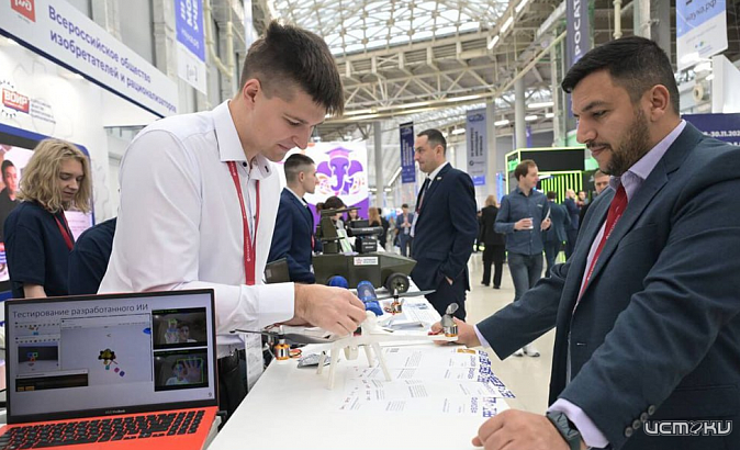 Квадрокоптер, разработанный в орловском вузе, представили на выставке изобретений Всероссийского общества изобретателей и рационализаторов