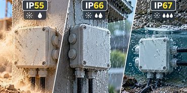 Что означает IP55, IP66 и IP67 у распределительных коробок