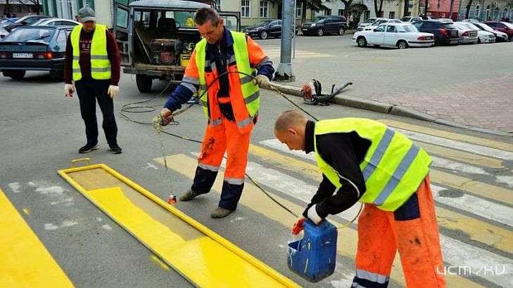 В Орле до конца июня разметят 116 улиц