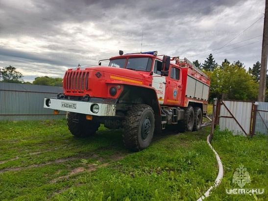 В Колпнянском районе сгорел жилой дом