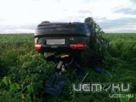 На Орловщине перевернулась «Ауди»