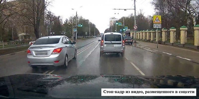 Орловского водителя оштрафовали после обнаружения фотографии с нарушением ПДД в соцсетях