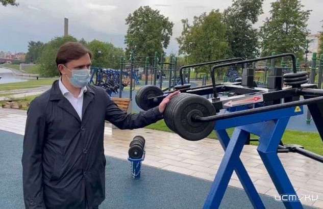 В Детском парке Орла появилась спортплощадка