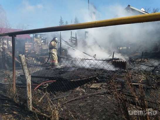 Пожар в Шаблыкино унес жизни двух человек