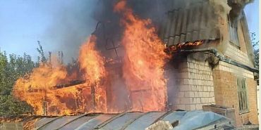 Вчера в Заводском районе Орла сгорел дачный дом