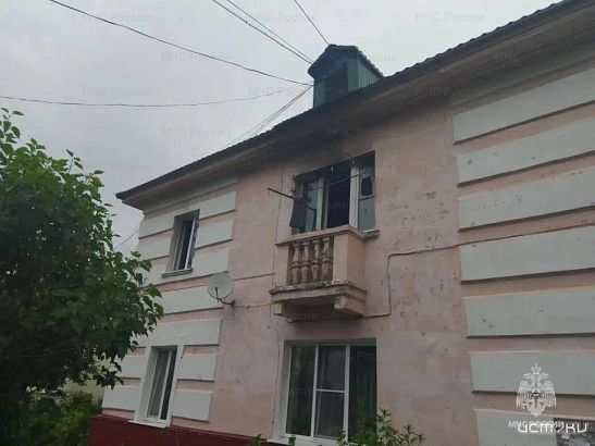 Вчера в Мценске на улице Мира горела двухкомнатная квартира