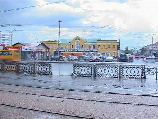 Трамвайная остановка — Автовокзал