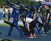 В детском парке Орла установили 23 тренажёра и 26 турников