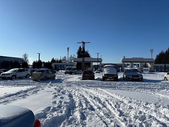 Орел продолжает оправляться после сильного снегопада.