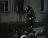 Пожар в жилом доме в Орле