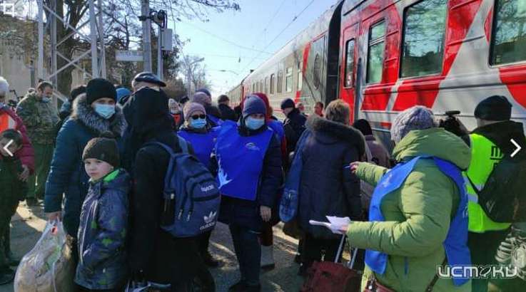 Первый поезд с беженцами из Донбасса прибудет в Орел сегодня - власти