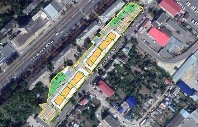 Застройщикам отдадут в аренду землю для строительства многоэтажек на улице Автовокзальной в Орле