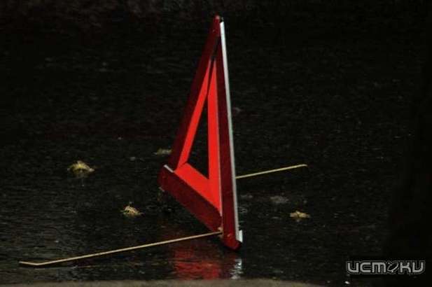 В Орловской области пьяный водитель снес дорожный знак