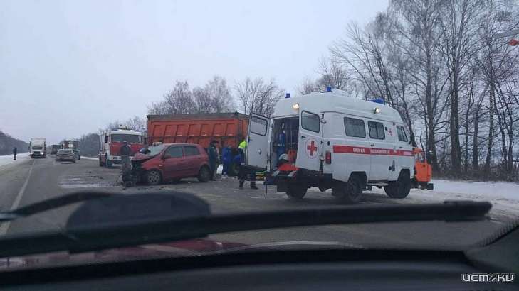 В районе д. Ледно произошла серьезная авария