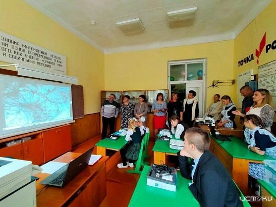 «Точка роста» открылась в Вяжевской школе Новосильского района