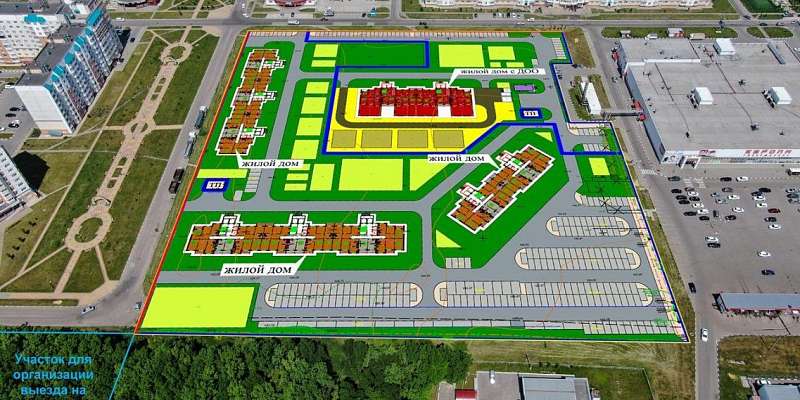 В Орле пустырь возле «Европы» на Карачевке застроят 16-этажками