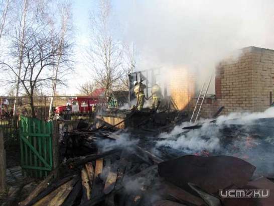 При пожаре в Знаменском районе погибла женщина