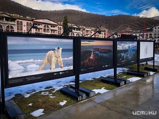 Орловчанин представил свои фотоработы на курорте Красная Поляна