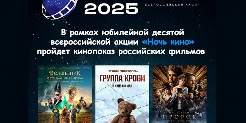 библиотека им. Бунина кинопоказ Орловчан пригласили на бесплатный кинопоказ