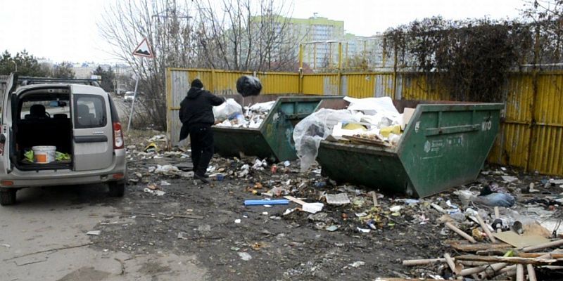 Любимая контейнерная площадка...