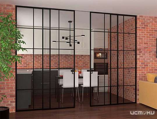 Перегородки лофт — особенности, разновидности