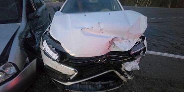 Вчера под Нарышкино столкнулись две Лады