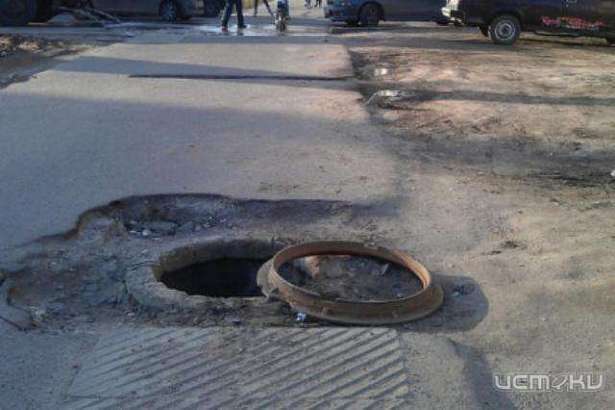 Орловские спасатели достали упавшего в люк щенка