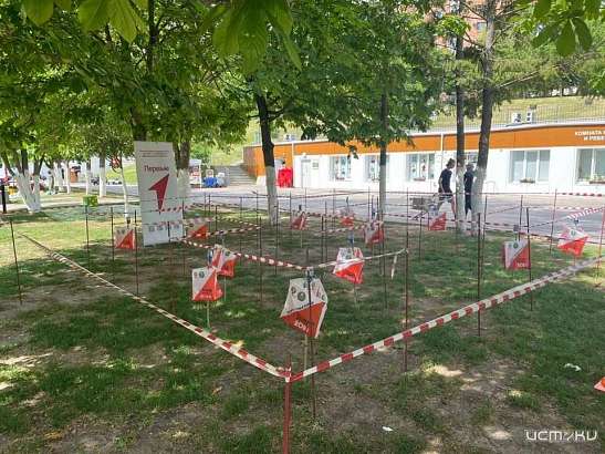 В орловском детском парке сегодня ребят ждет лабиринт 