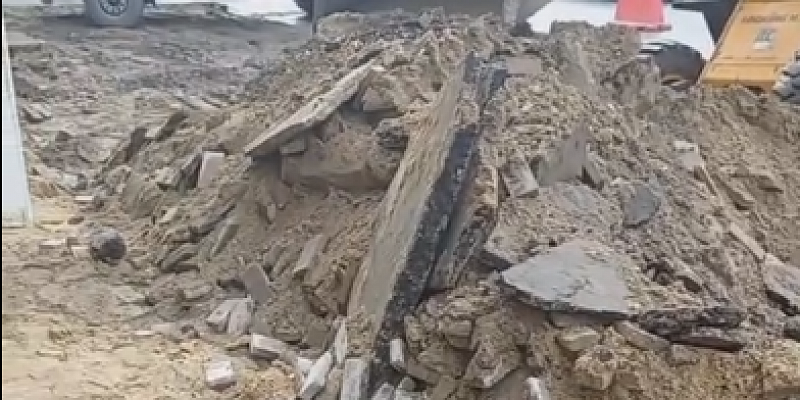 Ремонт возле площади Карла Маркса в Орле займет около месяца, обещают чиновники.