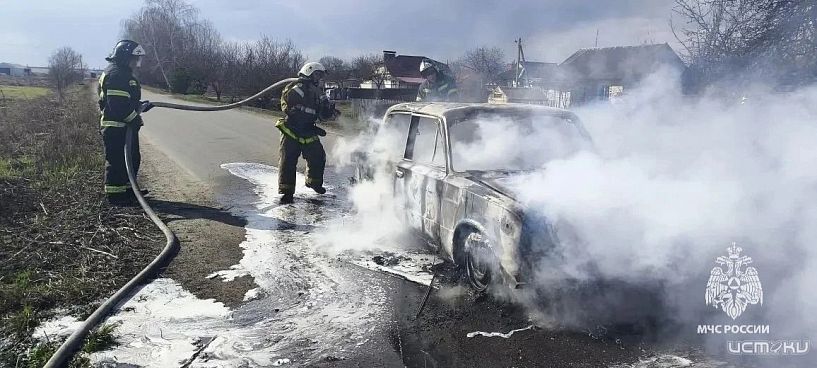 Вчера в Орловской области дважды горели авто