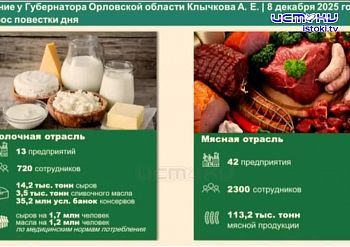 Путешествия орловского сахара и почему на наших полках нет орловских товаров? Об этом говорили сегодня