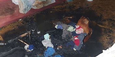 На ночном пожаре в Мценске спасли мужчину 