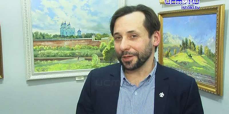В Областном выставочном центре презентовал свои работы член-корреспондент Академии художеств России Алексей Буртасенко