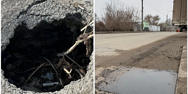 Яма Опасность  дороги народный фронт На ул. Автовокзальной заделали глубокую яму на автомобильной дороге