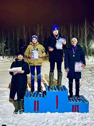 В Болховском районе в ночном формате прошла "Новогодняя лыжня"